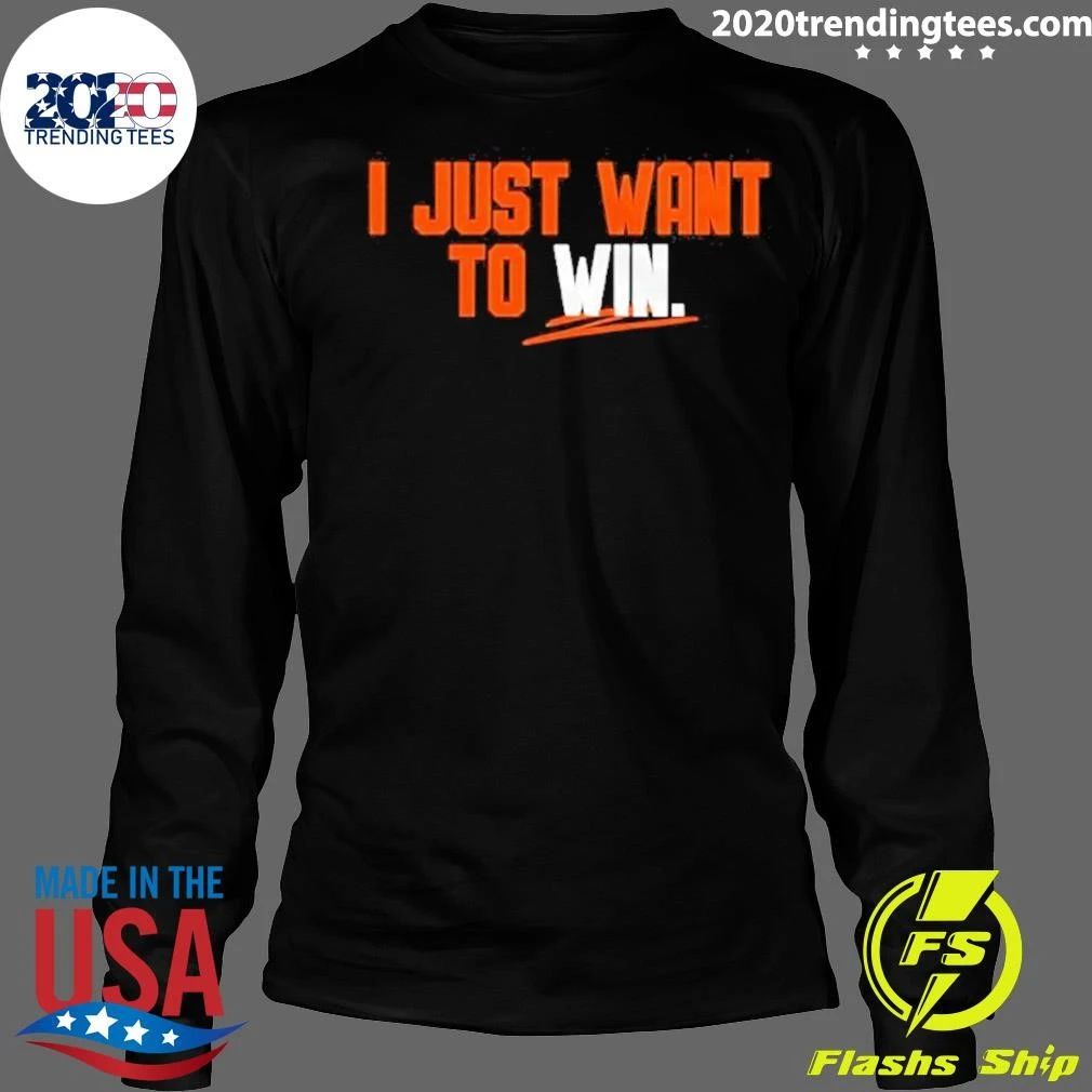 I Just Want to Win Motivational winning shirt