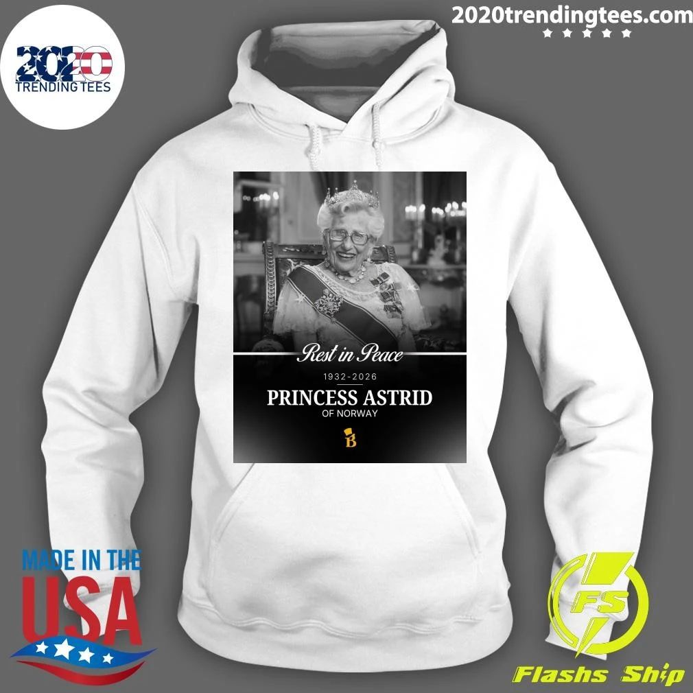 Rest In Peace 1932-2026 Princess Astrid Of Norway Shirt