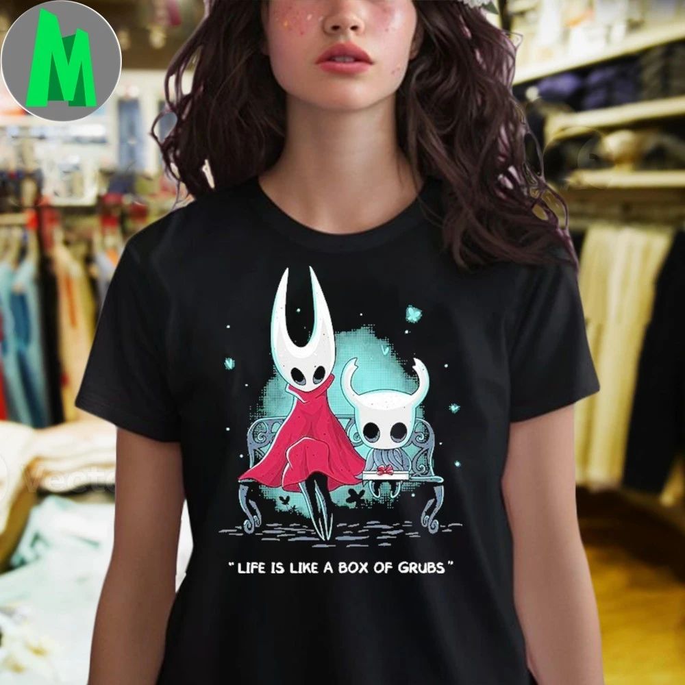 Hollow Knight Game Forest Knight Life Is Like A Box Of Grubs Shirt