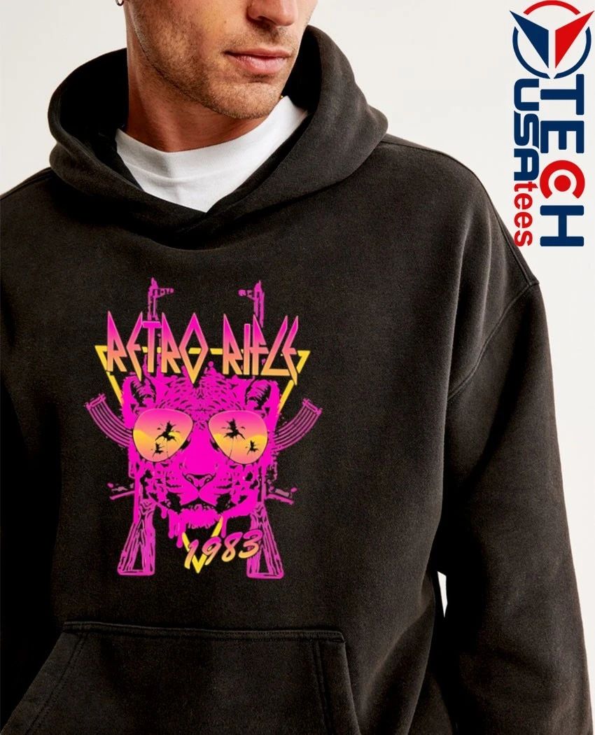 Retro Rifle Def Leppard 1983 shirt