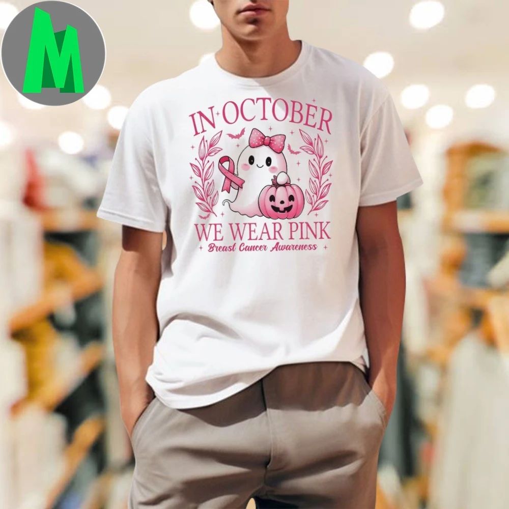 In October We Wear Pink Ghost Shirt
