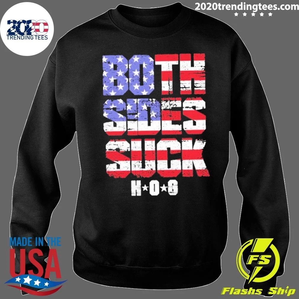 Both Sides Suck Hog American Flag Shirt