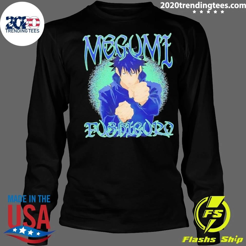 Jjk Megumi Fushiguro Portrait Action Anime Shirt