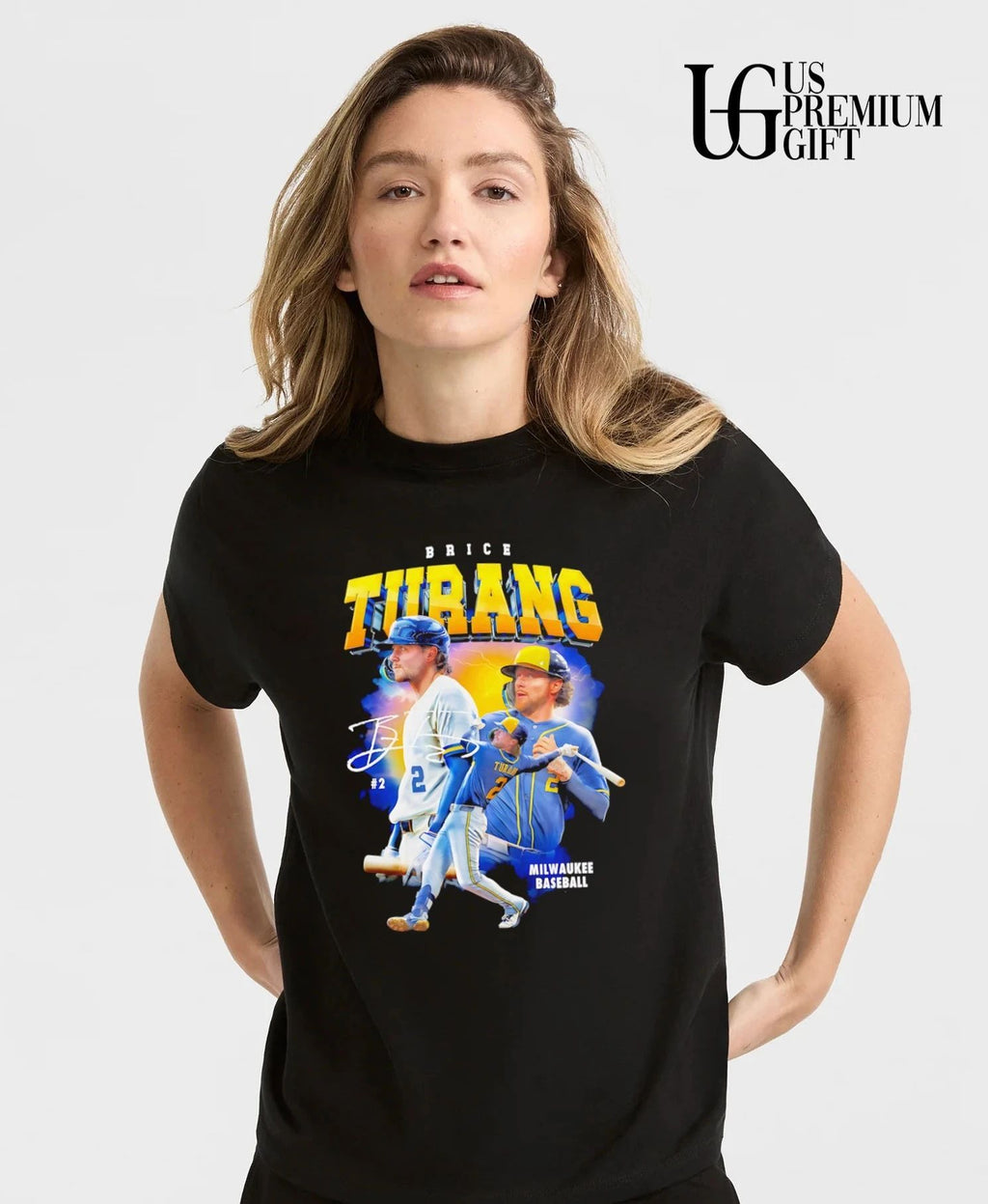 Brice Turang Milwaukee Brewers baseball 2026 signature shirt