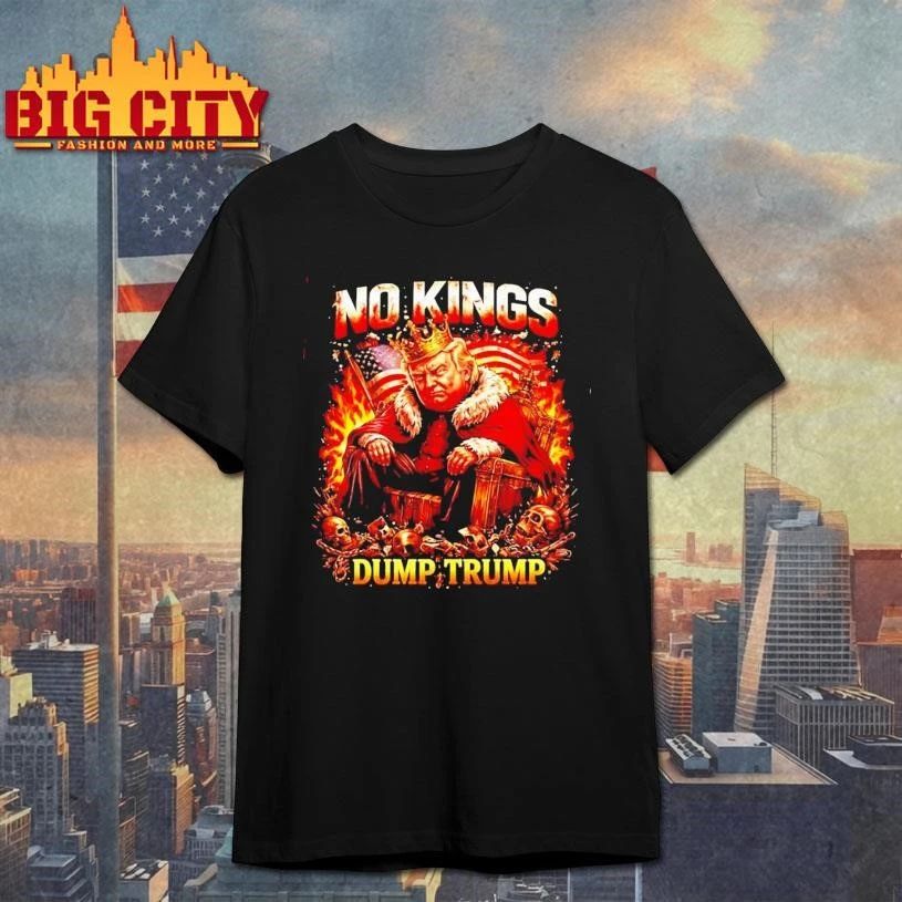 No Kings Dump Anti-Trump Graphic Shirt
