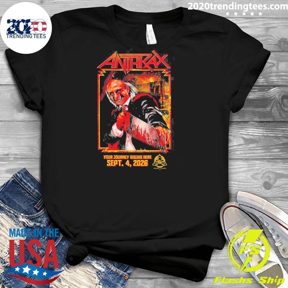 Anthrax New York City 2026 Event Tee Live At Saint Vitus On September 4 2026 Shirt