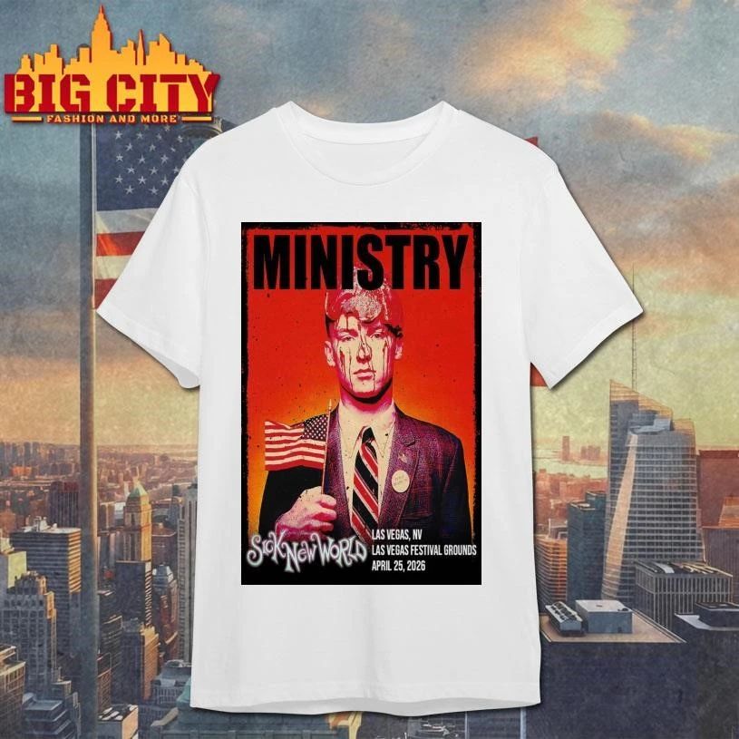 Ministry Las Vegas Festival Grounds Las Vegas NV Apr 25, 2026 Poster Shirt