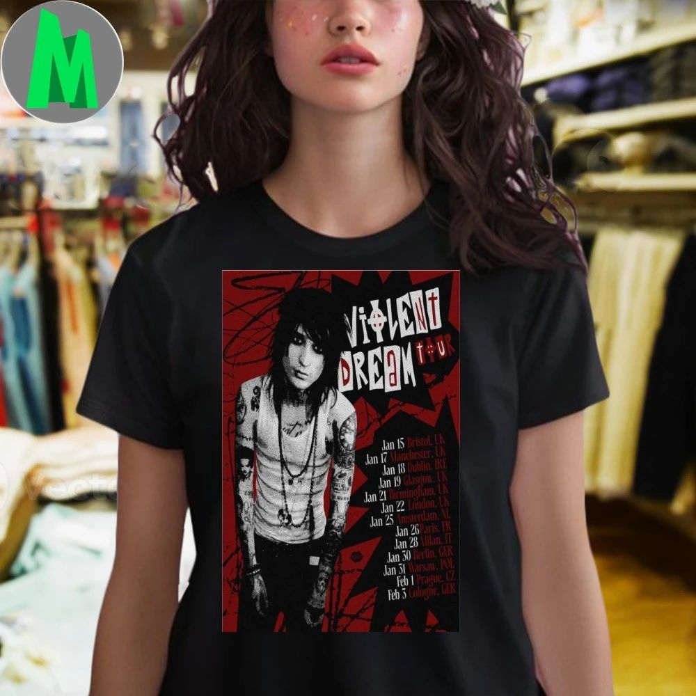 Johnnie Guilbert Europe Tour 2026 Poster Shirt