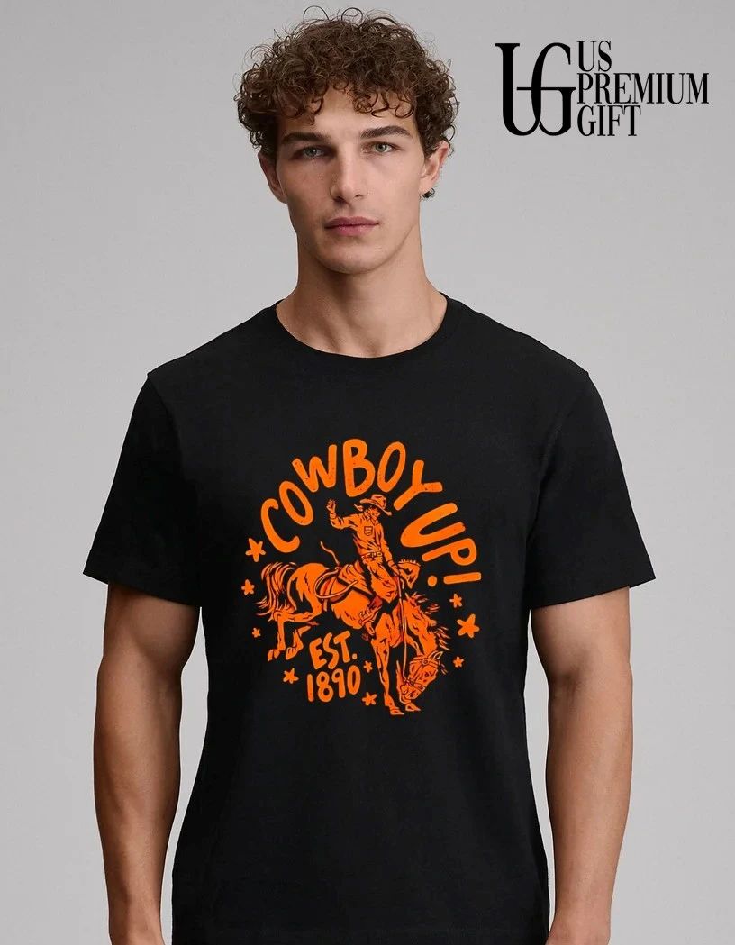 Rodeo Bucking Bronco Cowboy Up Est 1890 shirt