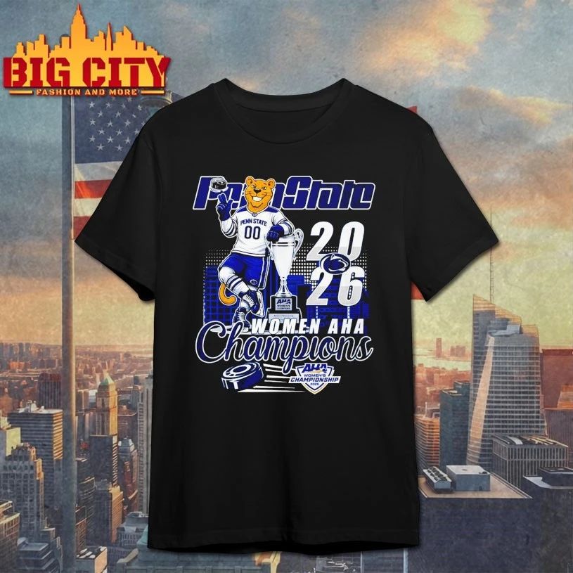Penn State 2026 Women AHA champions Macos T-shirt