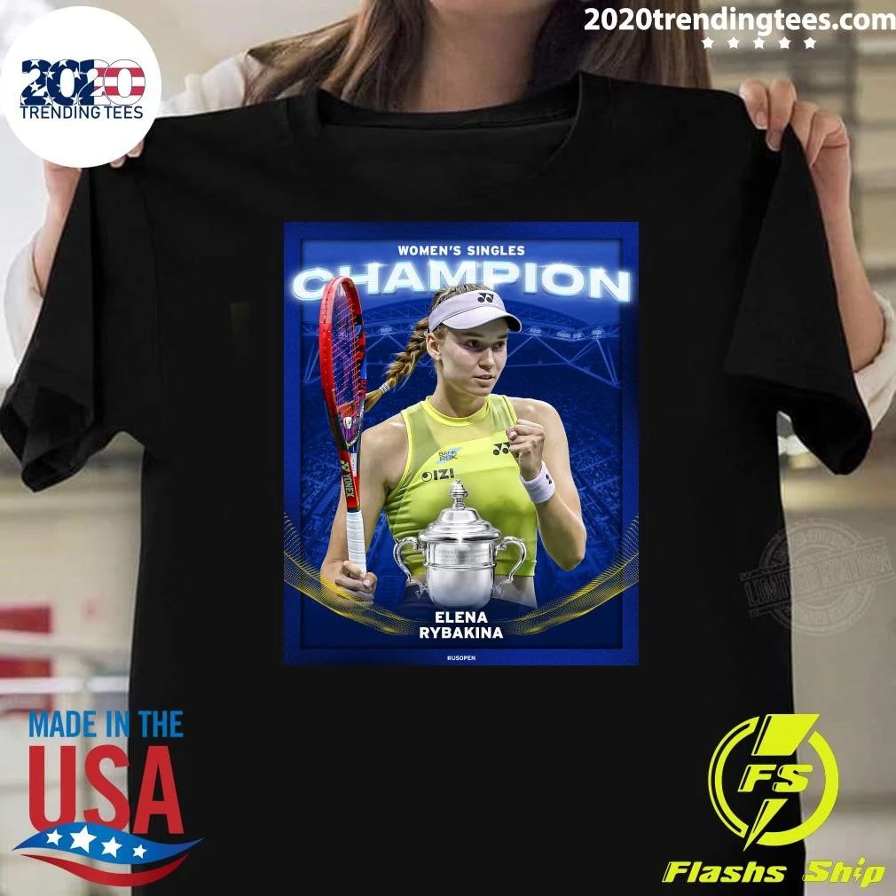 Elena Rybakina Wins 2026 US Open Crown Over Sabalenka Shirt