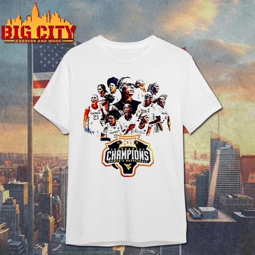 West Virginia Mountaineers Womens Basketball 2026 Big 12 Tournament Champions Shirt
