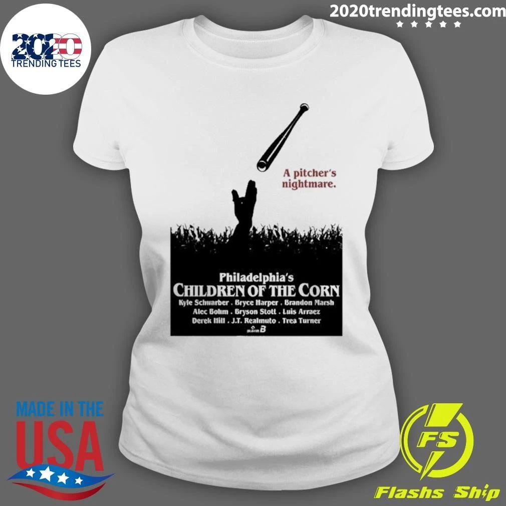 Philadelphia Phillies A Pitcher’s Nightmare Children Of The Corn Shirt