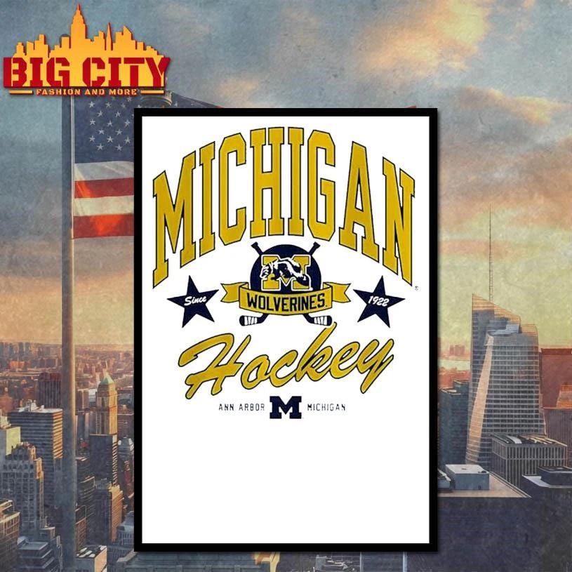 Michigan Hockey Heritage since 1922 logo Shirt