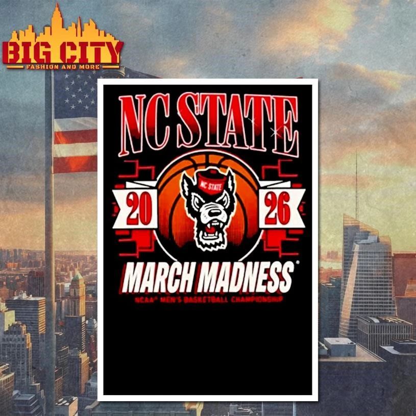 NC State Wolfpack 2026 NCAA Men Tournament Winner College Basketball Shirt
