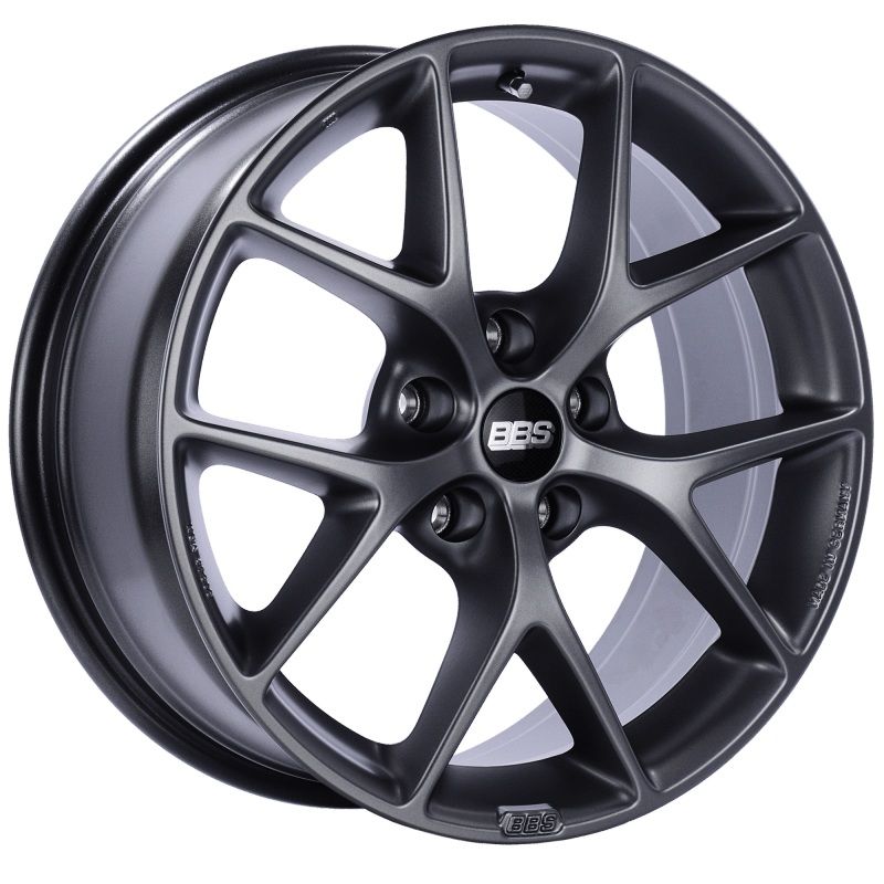 BBS SR 19×8.5 5×112 ET32 Satin Grey Wheel -82mm PFS/Clip Required