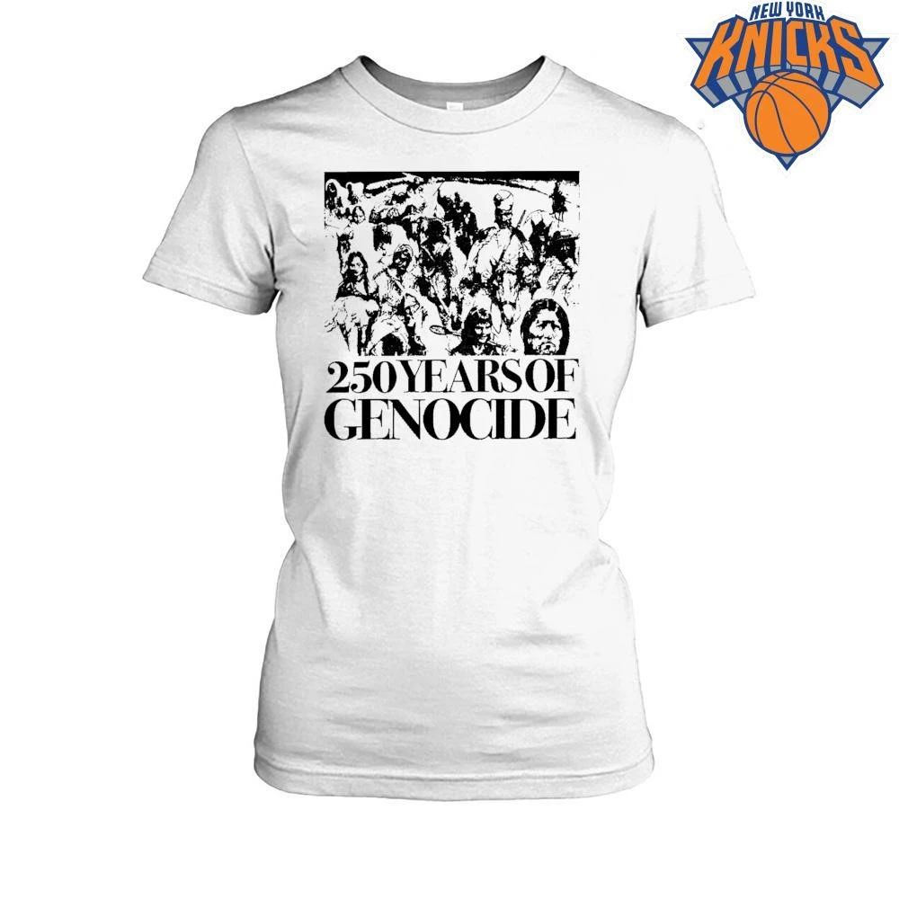 250 Years Of Genocide Native American History Vintage Graphic Shirt