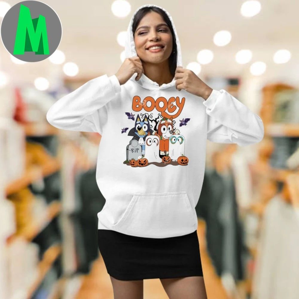 Bluey Family Halloween Booey Cartoon Shirt