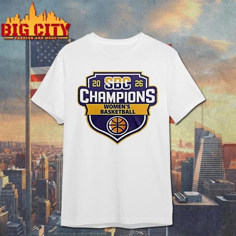 James Madison Dukes 2026 Sbc Champions Womens Basketball Shirt