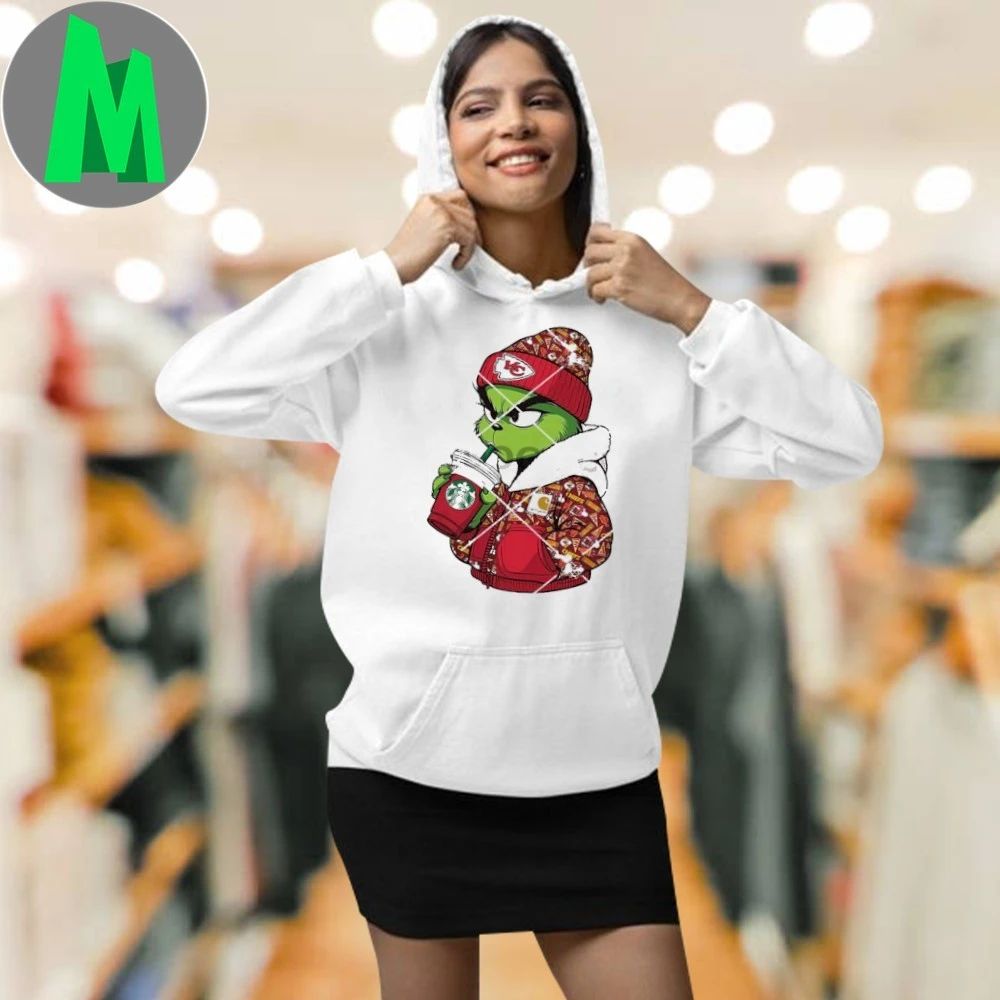 Carhartt Grinch Kansas City Chiefs Drink Starbucks Coffee Grinchmas Logo Shirt