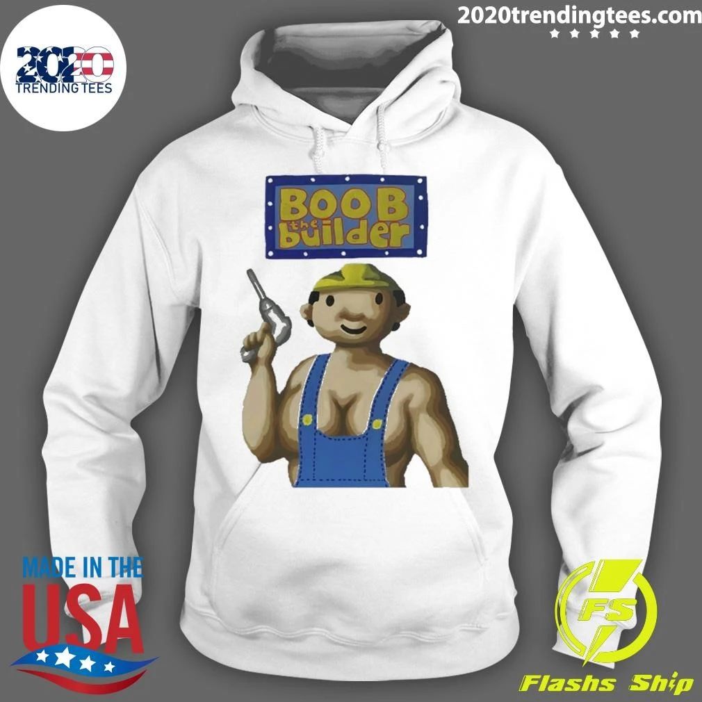 Boob The Builder Parody Construction Funny Shirt
