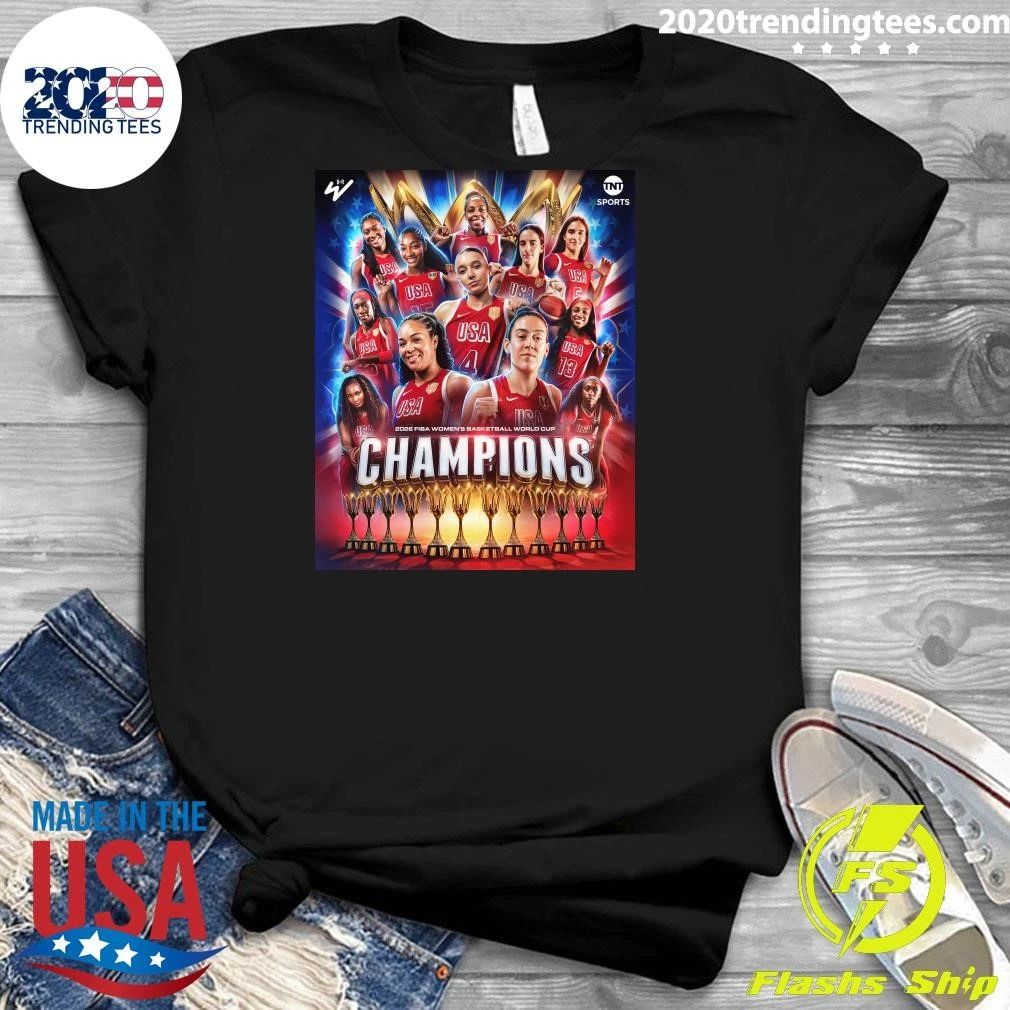 Team USA Wins the FIBA Women’s Basketball World Cup 2026 Shirt