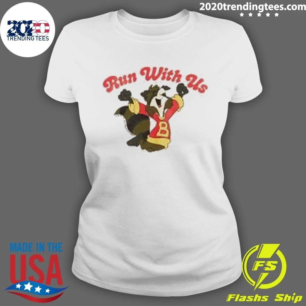 The Raccoons Bert Run With Us Natural Shirt