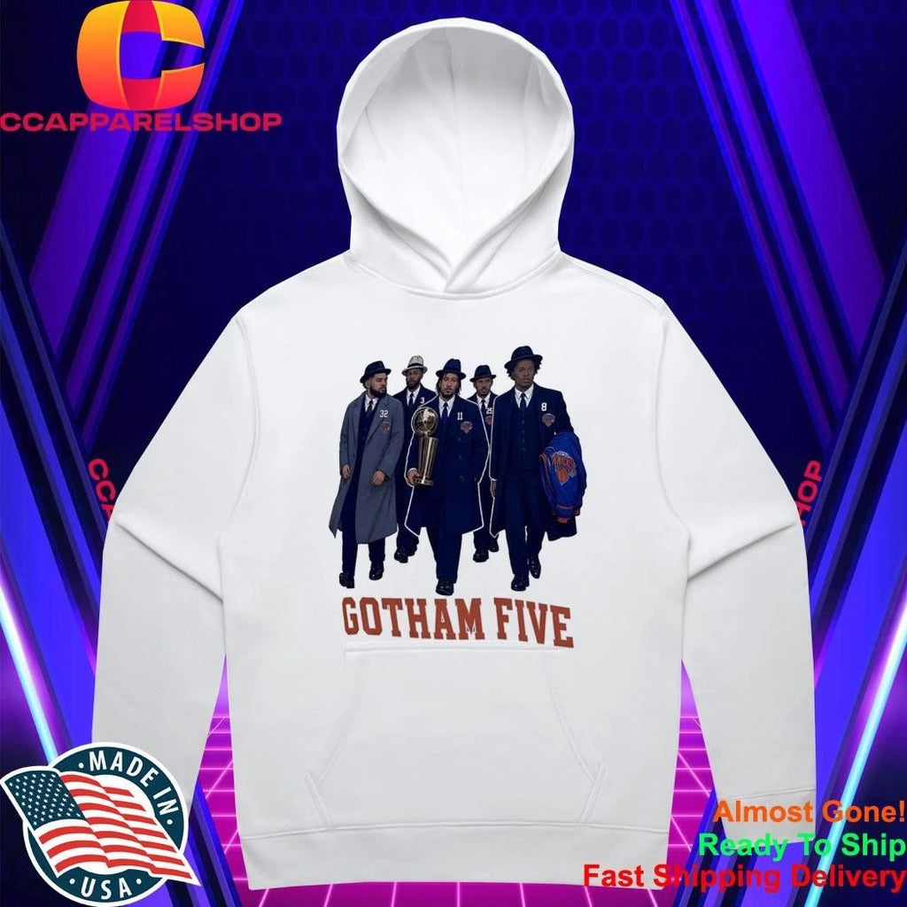 Gotham Five Knicks 2026 Nba Champions Lineup Shirt