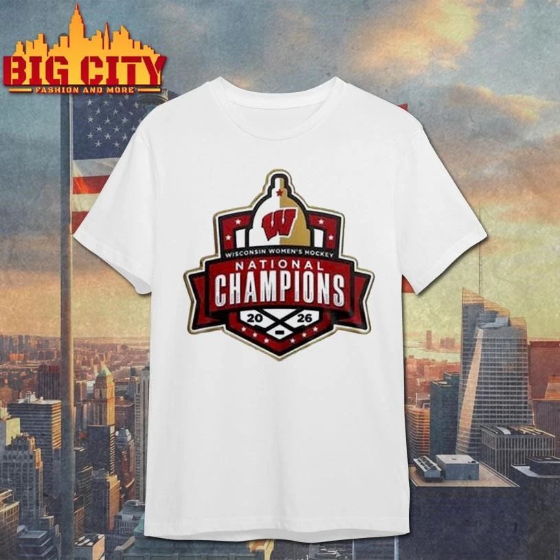 Wisconsin Badgers NCAA Ice Hockey 2026 National Champions Shirt