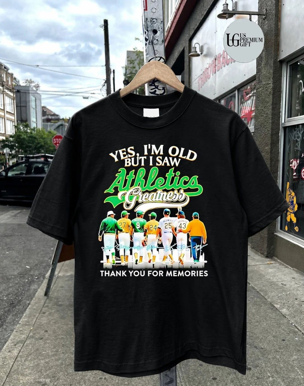 Oakland Athletics hockey yes I’m old but I saw Athletics Greatness thank you for the memories signature shirt