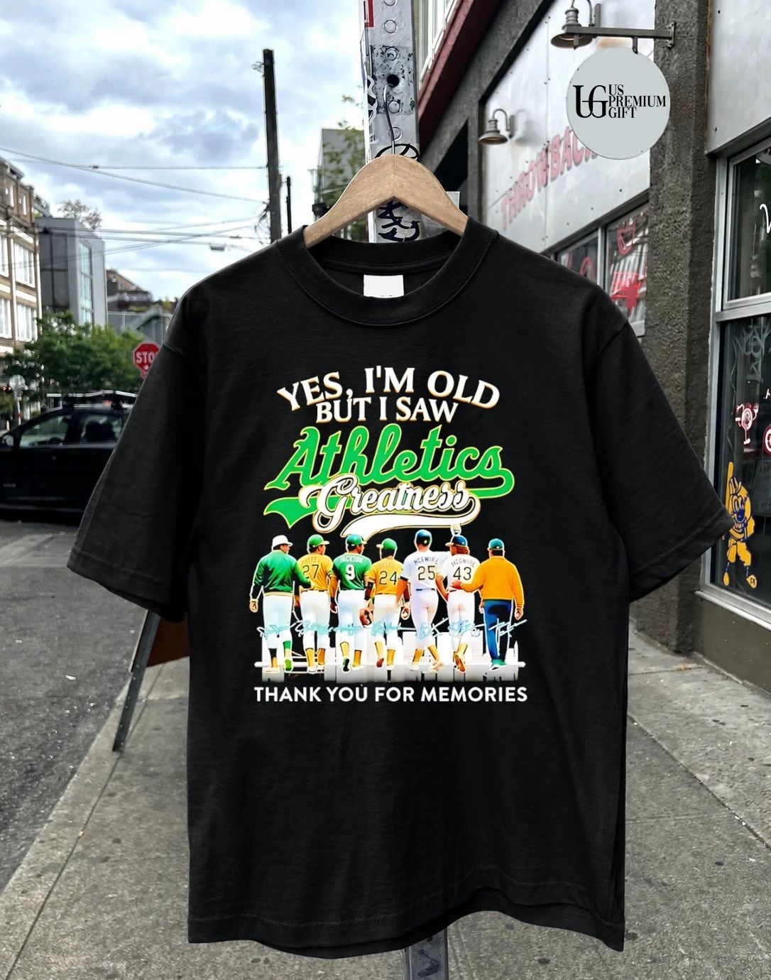 Oakland Athletics hockey yes I’m old but I saw Athletics Greatness thank you for the memories signature shirt