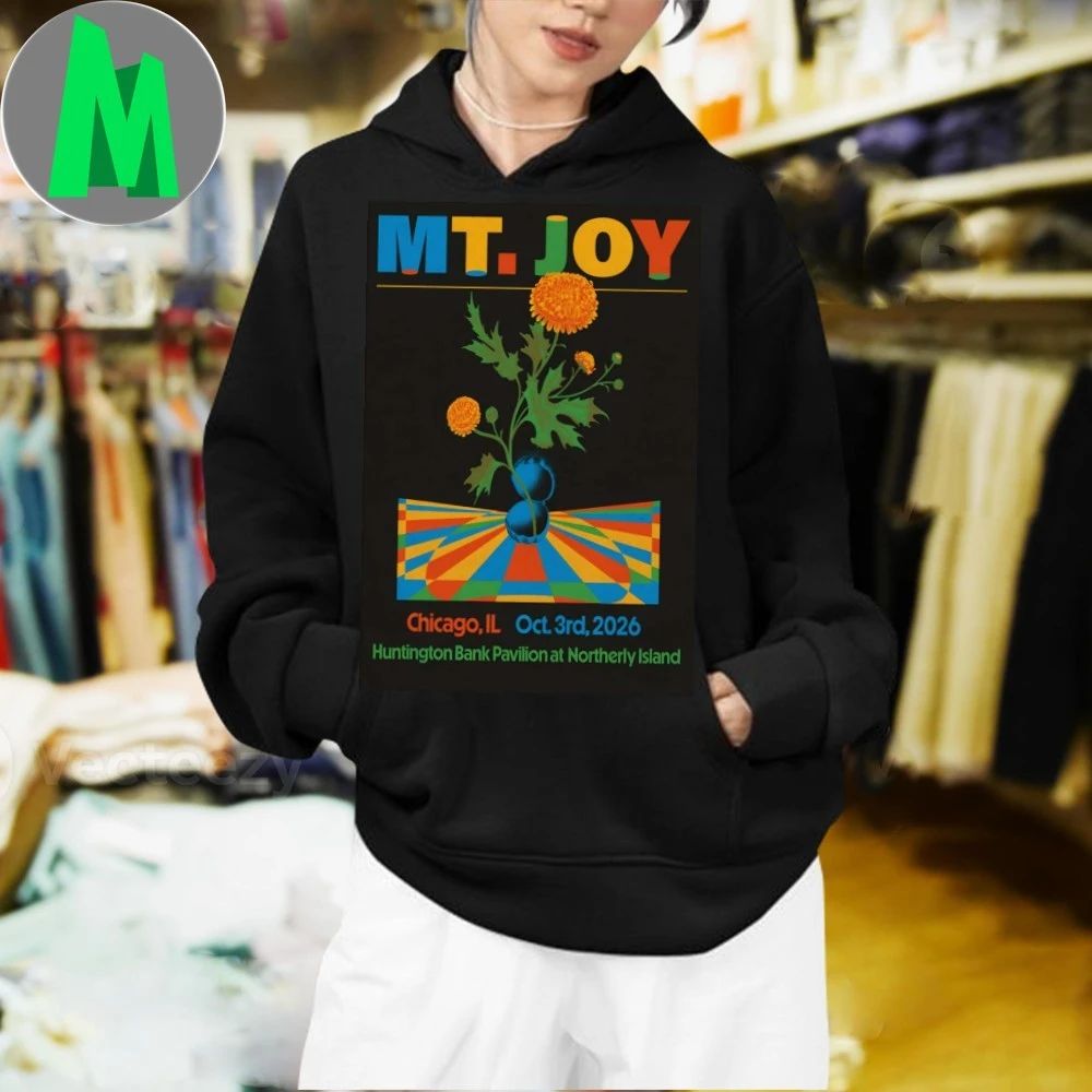 MT. Joy Oct 3 2026 Chicago Tour Poster Shirt