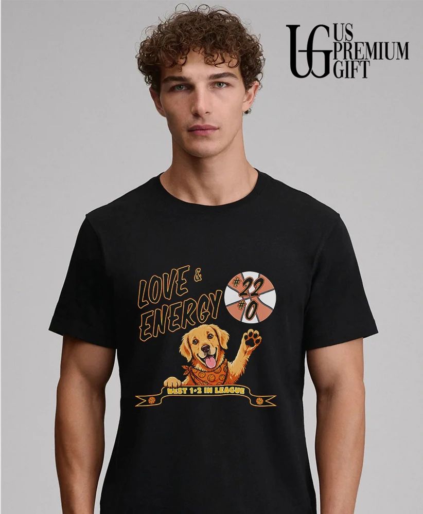 Love & Energy Golden Retriever best 1-2 in League Indiana Fever NBA shirt