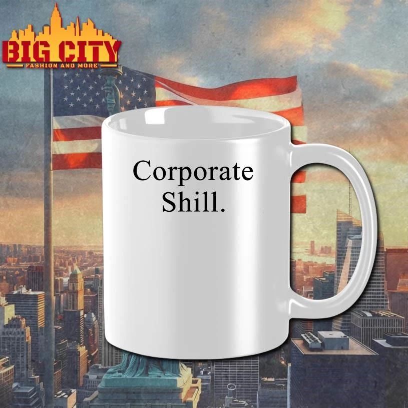 Corporate shill graphic shirt
