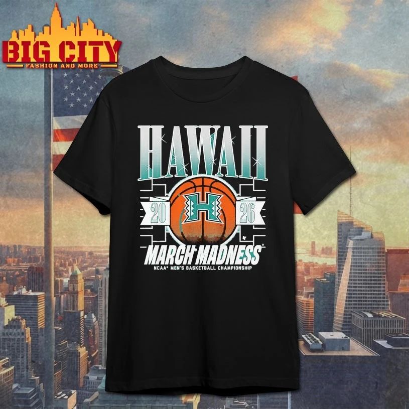 March Madness Hawaii Rainbow Warriors 2026 NCAA men’s basketball championship T-shirt