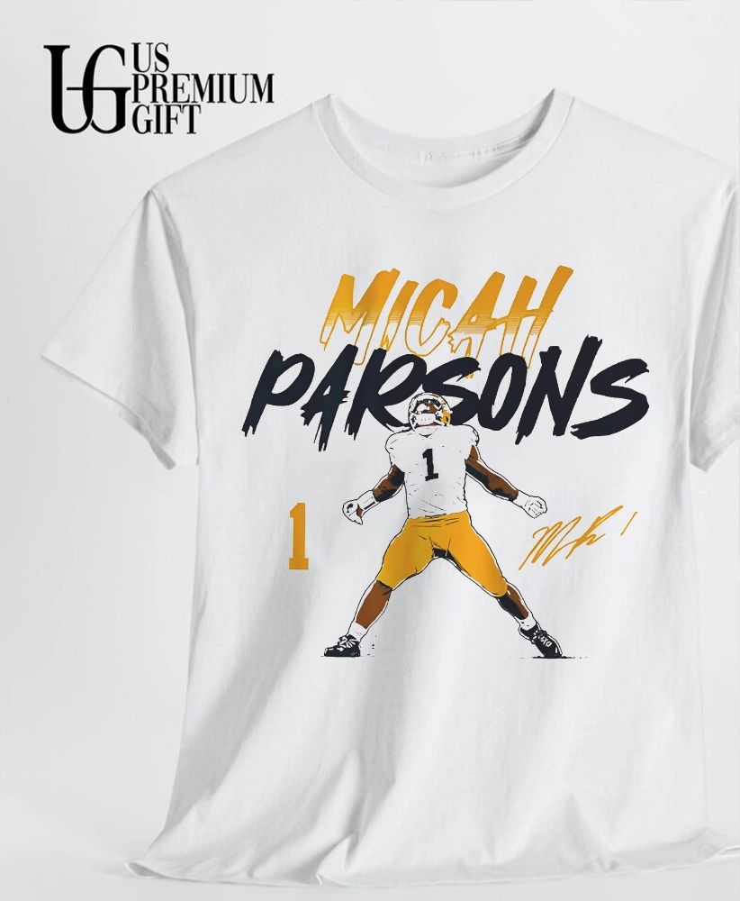Micah Parsons No 1 Green Bay Packers football signature shirt