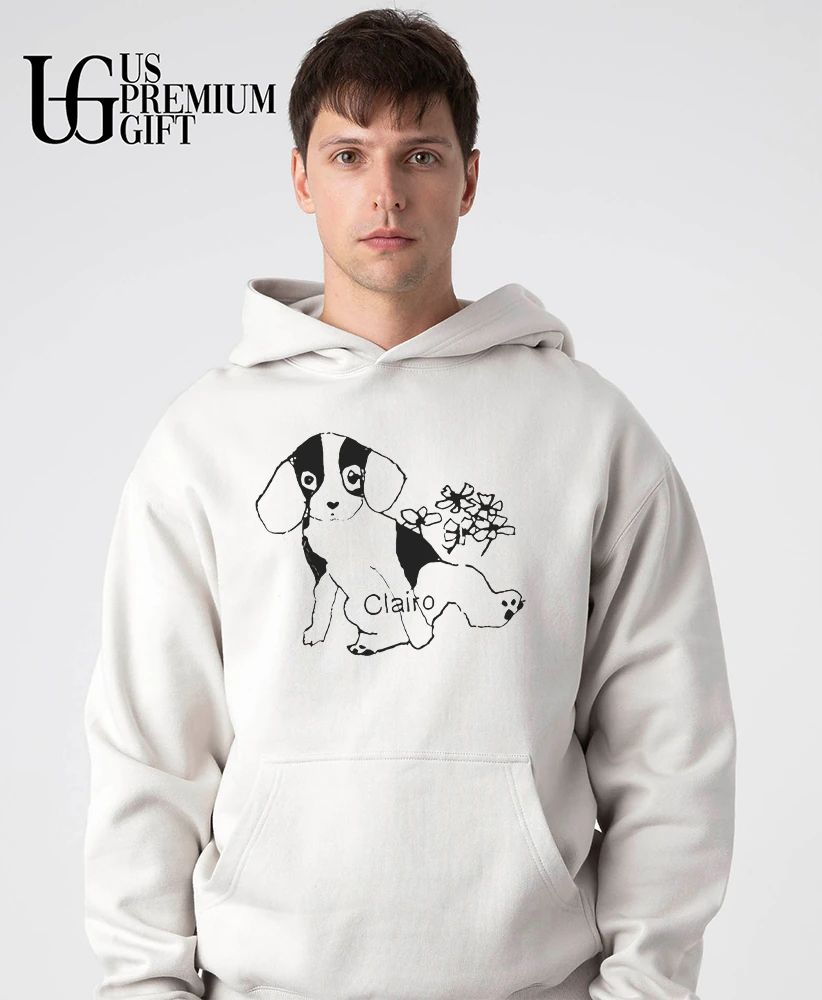 Clairo flower puppy inspired shirt