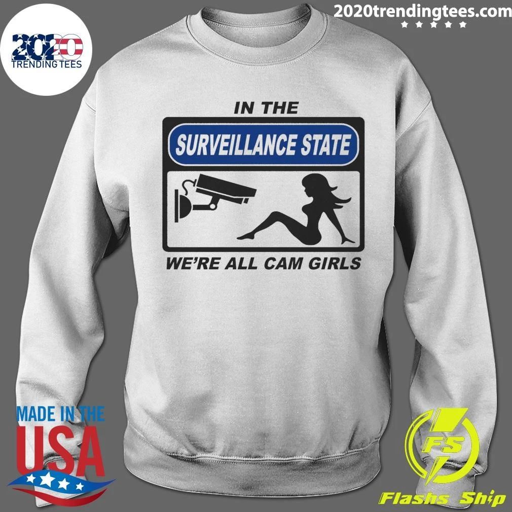 In the Surveillance State We’re All Cam Girls Baby Tee Shirt