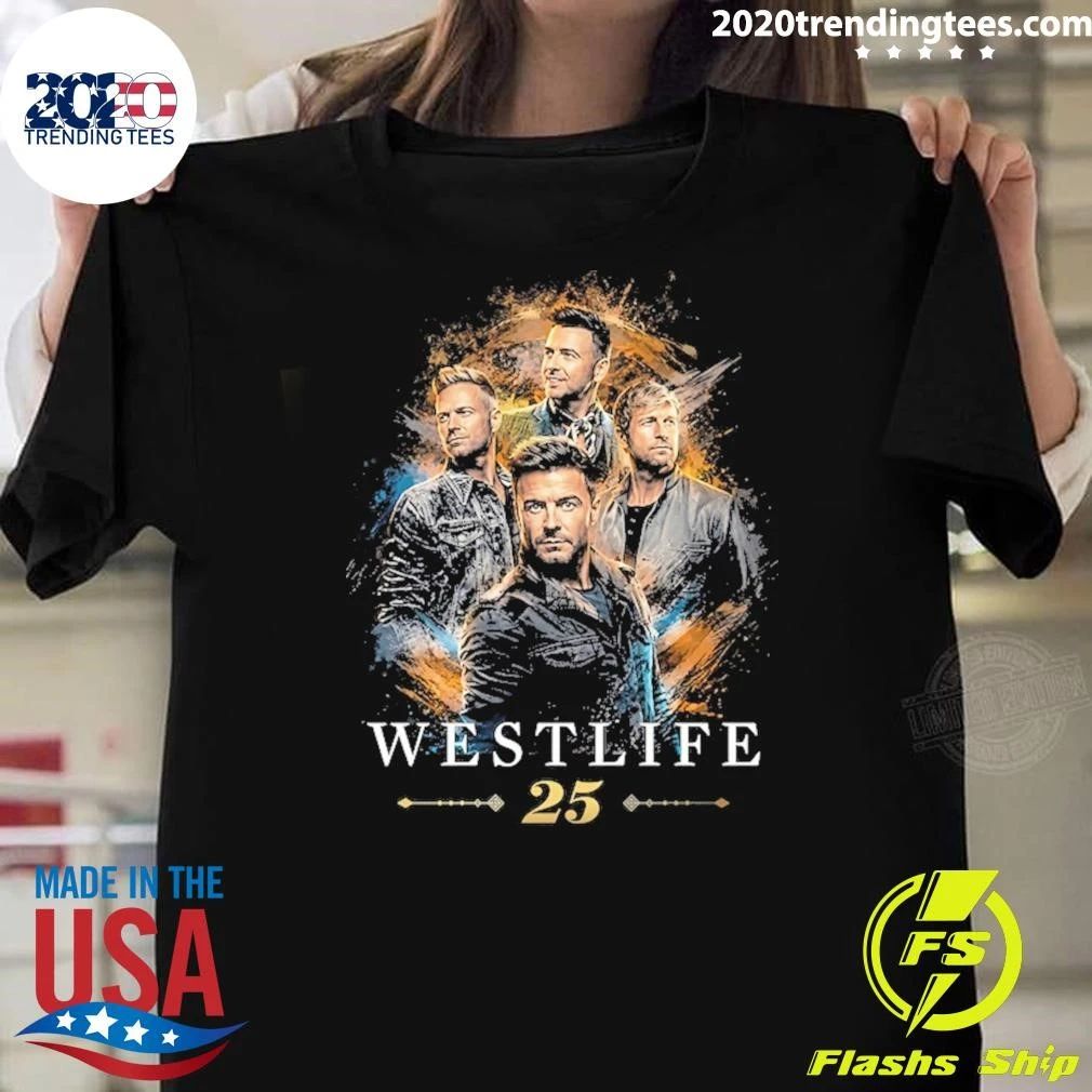 Westlife 25th Anniversary Tour 2026 Shirt