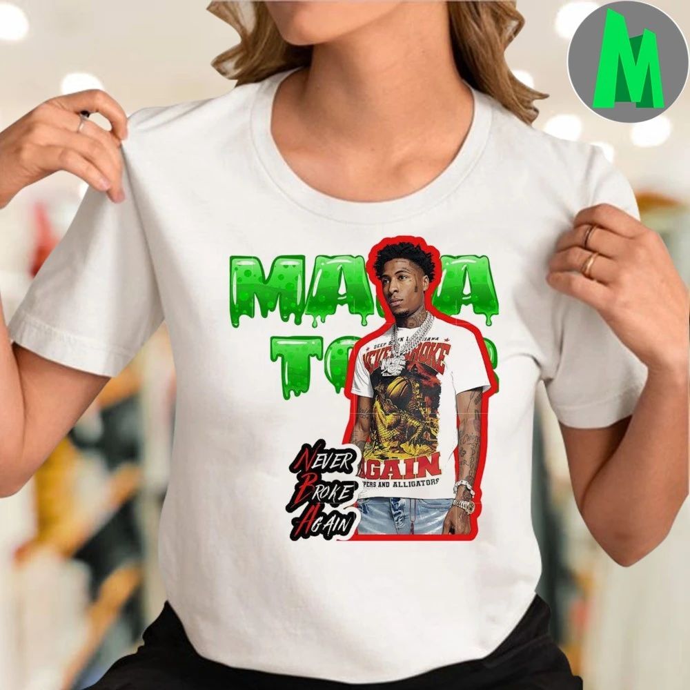 Masa Tour Never Broke again NBA YoungBoy 2025 Shirt