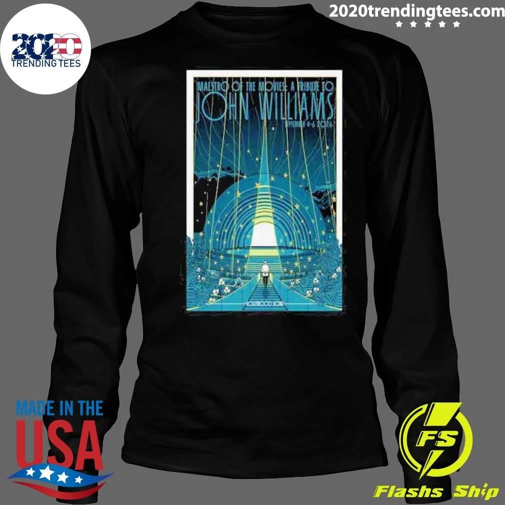 Maestro Of The Movies A Tribute To John Williams Los Angeles Tour On September 4-6 2026 Shirt