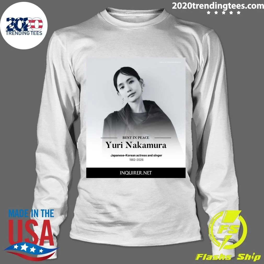 Rest In Peace Yuri Nakamura Japanese-Korean Actress And Singer 1982-2026 Shirt