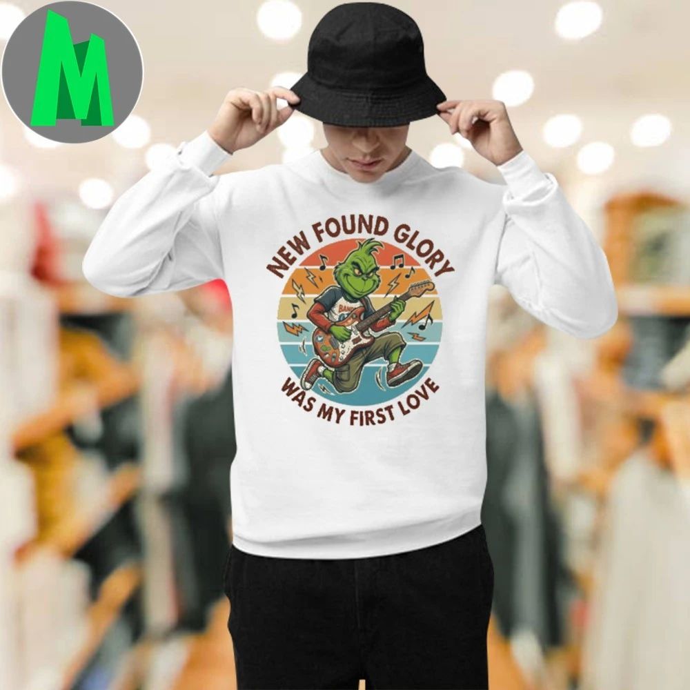 NEW FOUND GLORY Was My First Love Funny Grinch Christmas T-Shirt