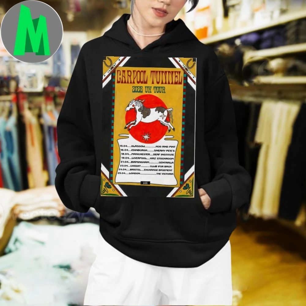 Carpool Tunnel Poster UK 2025 Shows Shirt