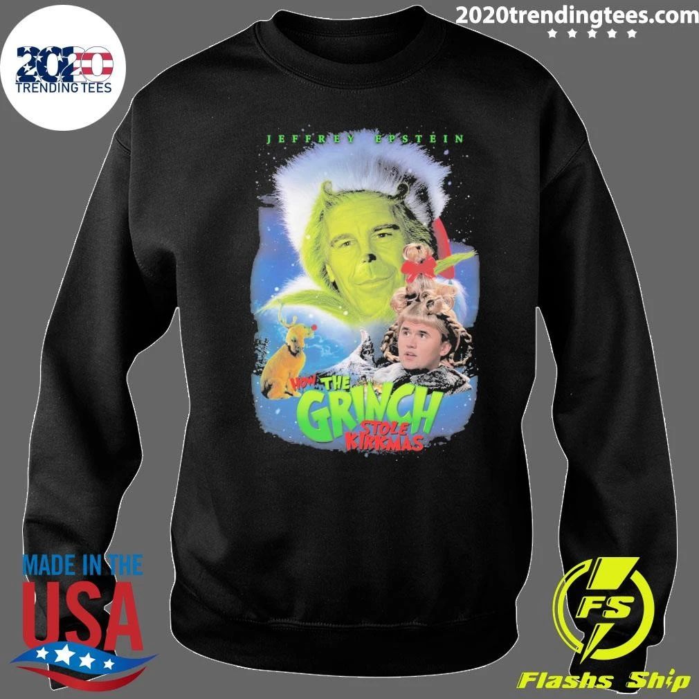 Jeffrey Epstein The Grinch Stole Kirkmas Shirt
