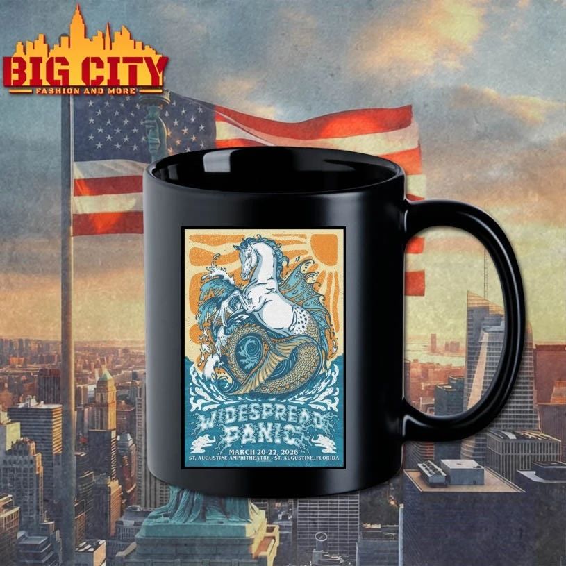 Widespread Panic Mar 20-22 2026 St. Augustine Poster T-shirt