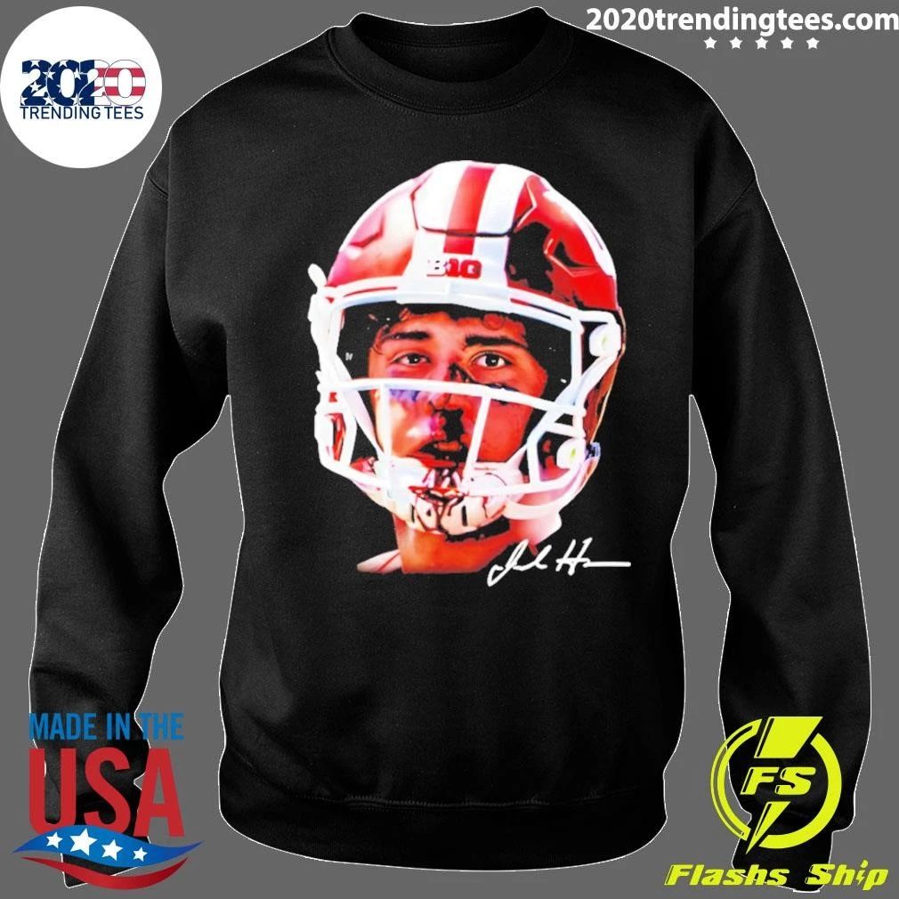 Josh Hoover Indiana Tuff Bloody Face Signature Shirt