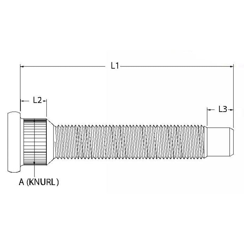 ARP 03-06 Evo 8/9 Wheel Stud Kit (5 Studs/One Wheel)