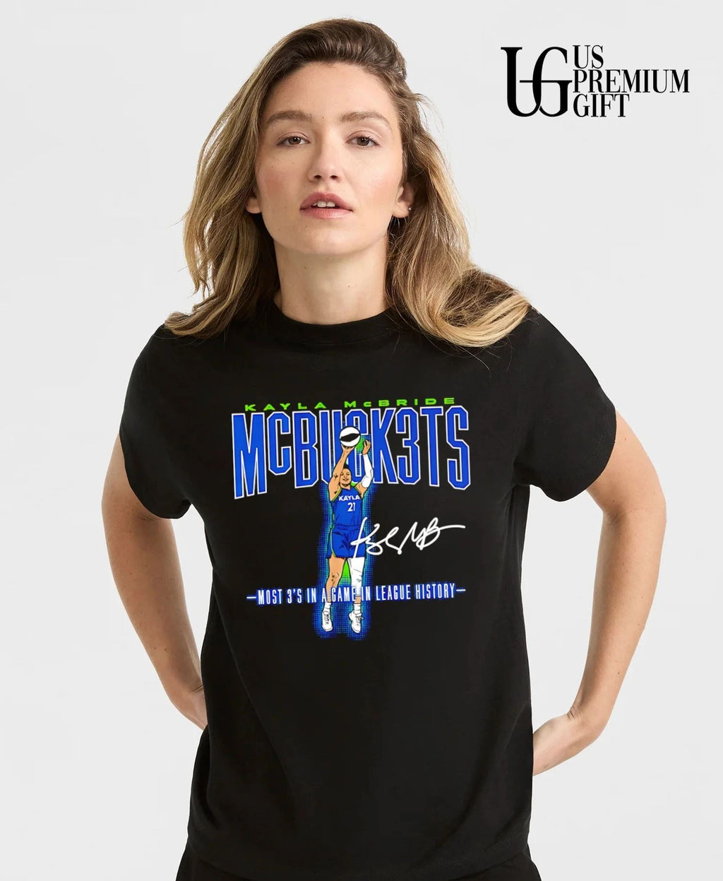 Kayla McBride 10 MCBUCK3TS Minnesota Lynx WNBA Most 3’s in a game in League History 2026 signature shirt