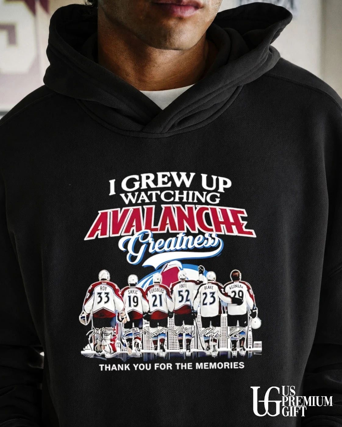 I grew up watching Colorado Avalanche Greatness Thank You For The Memories 2026 graphic shirt